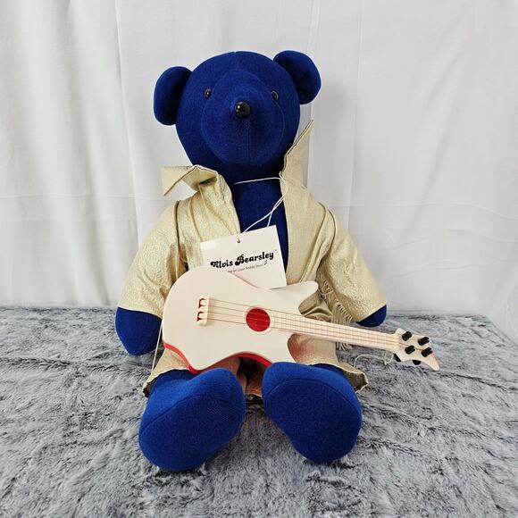 Vtg Elvis Presley 1983 NORTH AMERICAN BEAR COMPANY 19" Guitar Jacket Mint B VIB - Picture 1 of 12